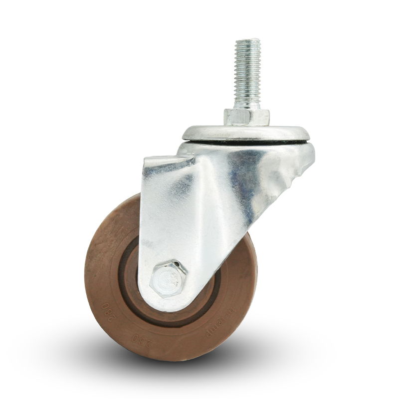 Roulette pivotante haute temp&eacute;rature en nylon et fibre de verre