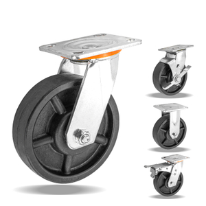 دما بالا ظرفیت بارگیری بالا کاستورهای صلب / چرخشی / ترمز