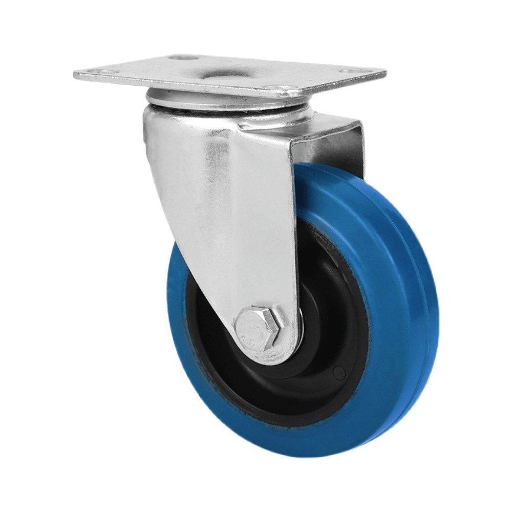 150 kg kapacit&aacute;s 100 mm &aacute;tm&eacute;rőjű k&eacute;k ​​Tpr forg&oacute; g&ouml;rgő