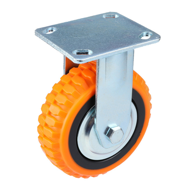 Nagy teherb&iacute;r&aacute;s&uacute; g&ouml;rgős 5 h&uuml;velykes poliuret&aacute;n PU univerz&aacute;lis ker&eacute;k