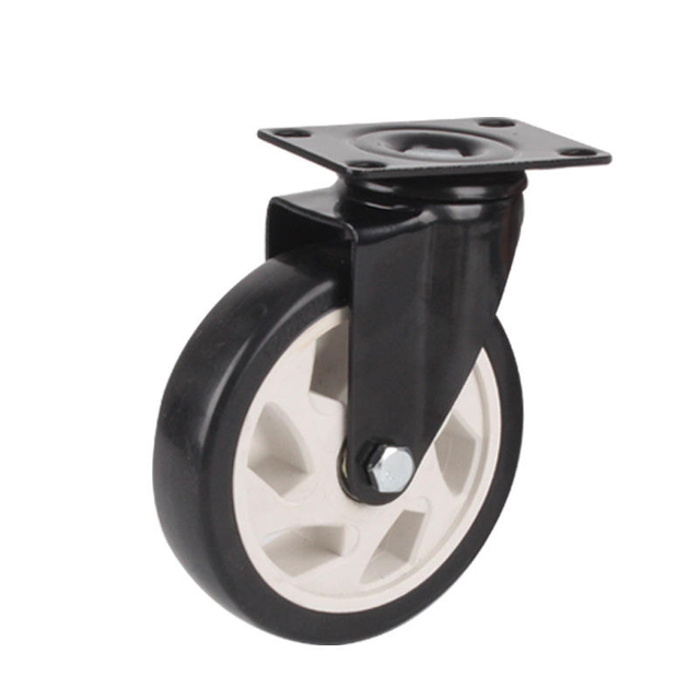 Stredne odoln&eacute; 5-palcov&eacute; čierne kolieska