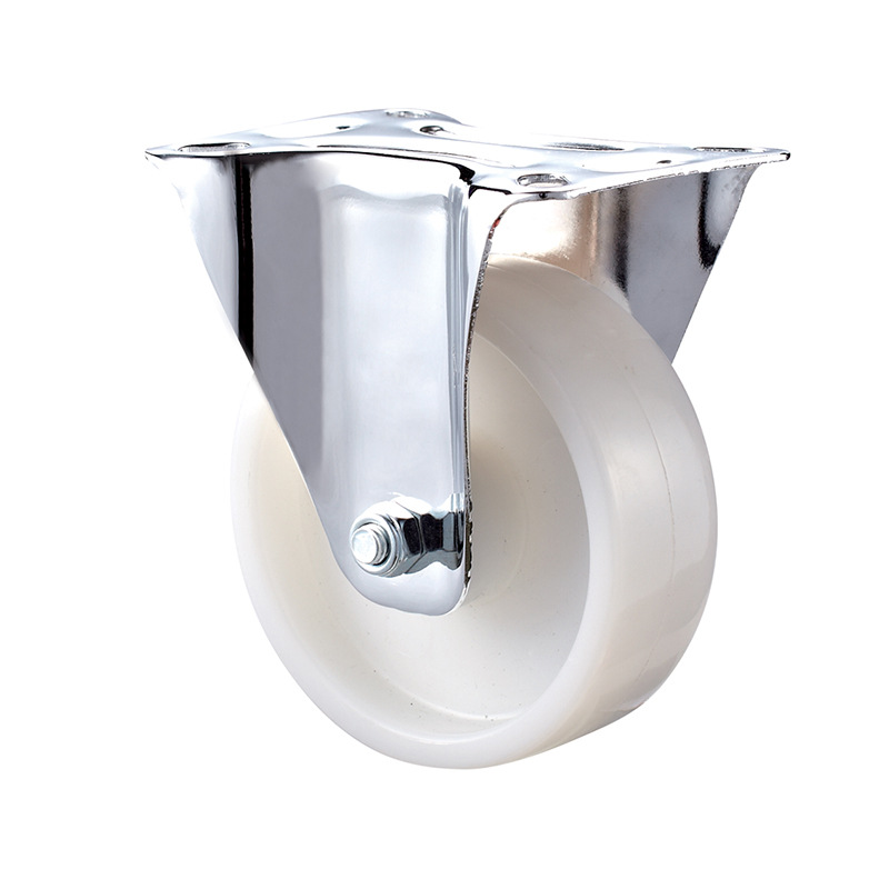 200 мм бели Кочиони ваљак са полиамидним котачем &Oslash;