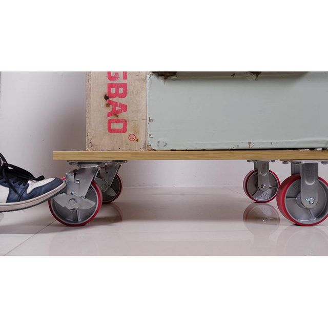 5 дюймдік өнеркәсіптік түзеткіш дөңгелектер, болат концентратордағы шуы жоқ полиуретанды доңғалақпен ауыр салмақты пластиналық құюшы, пайдалы арбаға арналған қатты дөңгелектерге 1000 фунт жүк көтергіштігі, қуыршақ