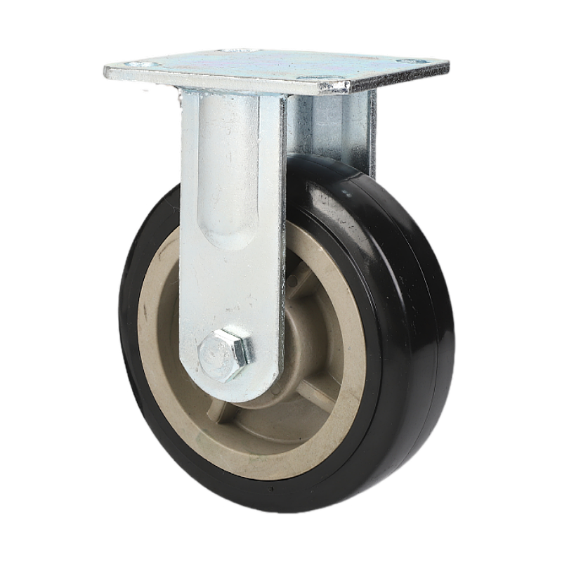 Жесткие ролики для тяжелых условий эксплуатации, колеса из ПВХ, черные Ролики с полиуретановым и пластиковым сердечником